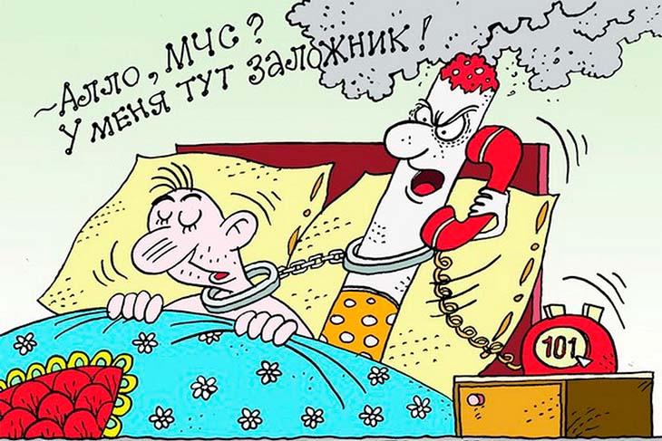 Курение убивает по-разному — спасатели о том, как непотушенная сигарета вызывает пожар
