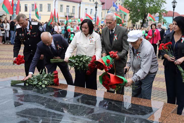 Второй день празднования 738-летия Кобрина — в городе впервые прошла военно-историческая реконструкция