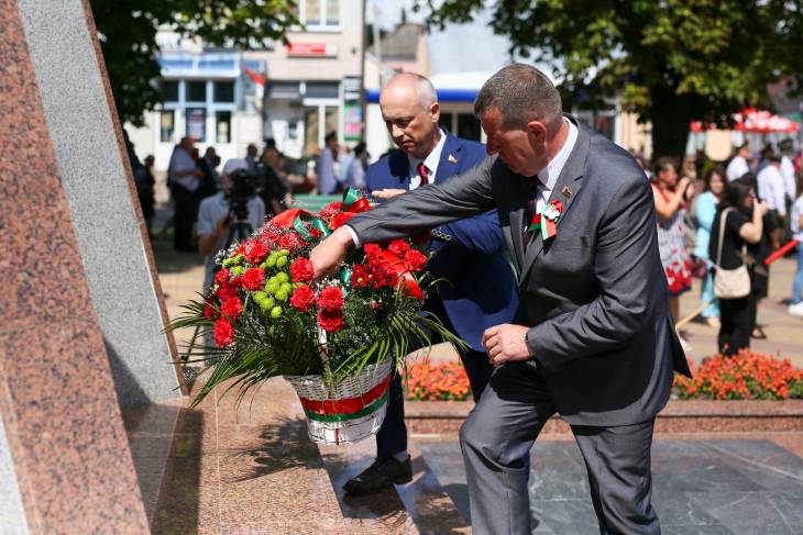80 лет со дня освобождения Беларуси — как в Кобрине прошел День Независимости (фото, видео)