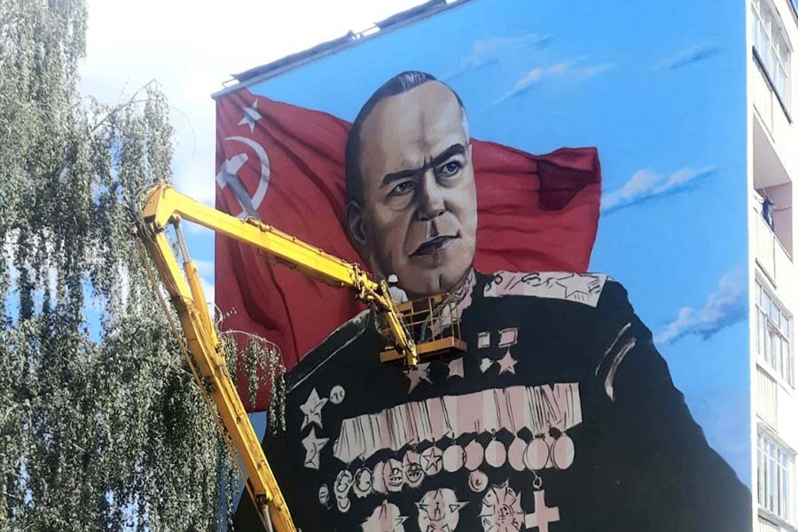 В Кобрине появится мурал на пересечении улиц Пушкина и Жукова 