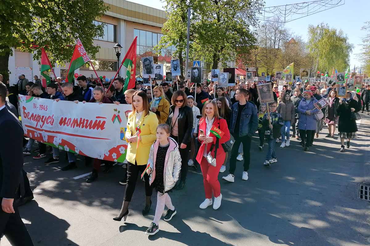 В Кобрине 9 мая проходят торжественные мероприятия в честь 76-й годовщины Великой Победы