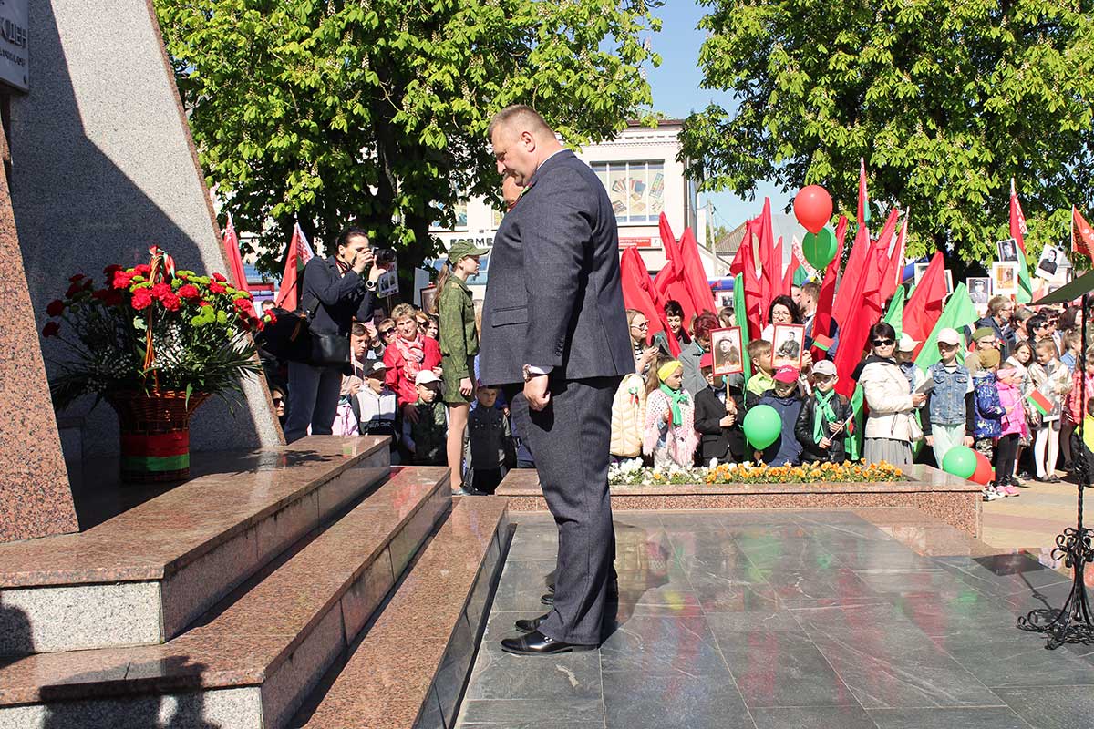 Это радость со слезами на глазах: в Кобрине прошли памятные мероприятия, посвященные 77-й годовщине Великой Победы