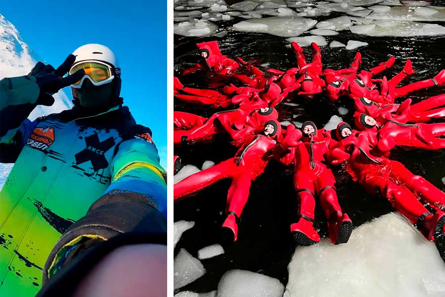 Супруги-медики сбежали от белорусских -30°C в «теплый» Мурманск: купаться в Баренцевом море и кататься на снегоходах