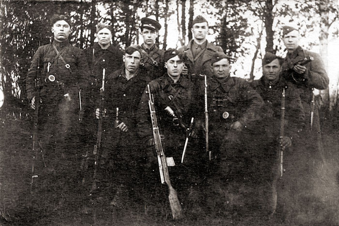 Кобринщина. Партизаны отряда им. Суворова