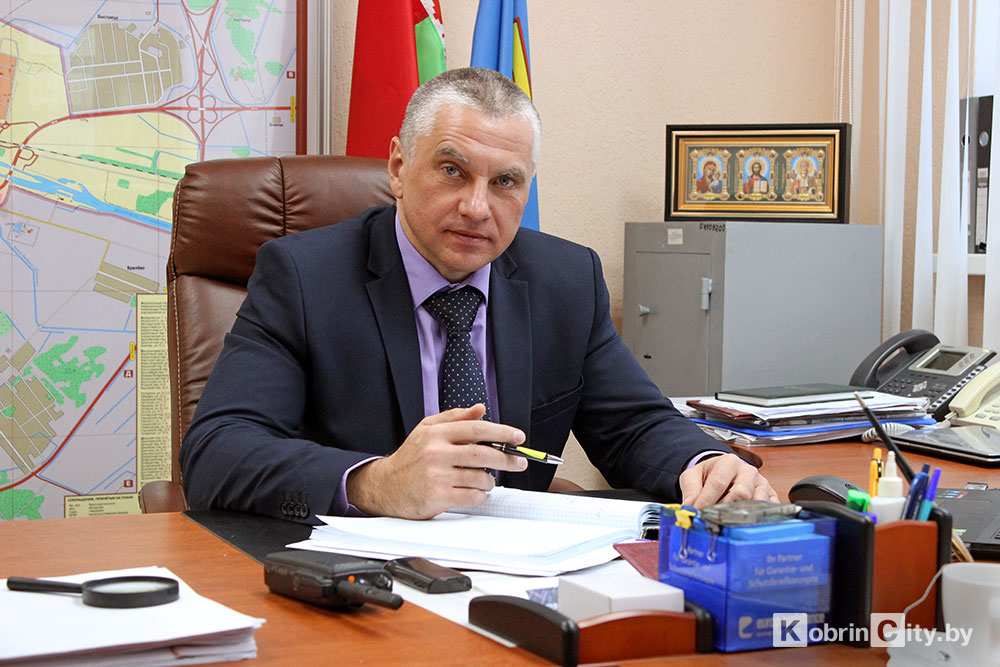 Начальник Кобринского РОВД полковник милиции Владимир Степанюк