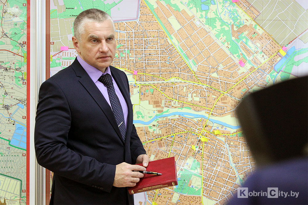 Начальник Кобринского РОВД полковник милиции Владимир Степанюк