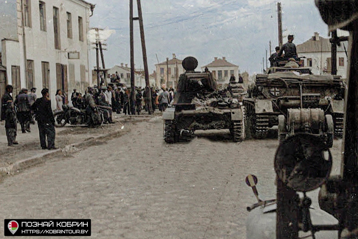 «Цветной» город военных лет. Проект «Познай Кобрин» делится уникальными снимками