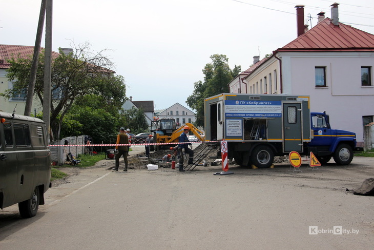 С 9 августа в Кобрине ограничено движение по улице 17 Сентября