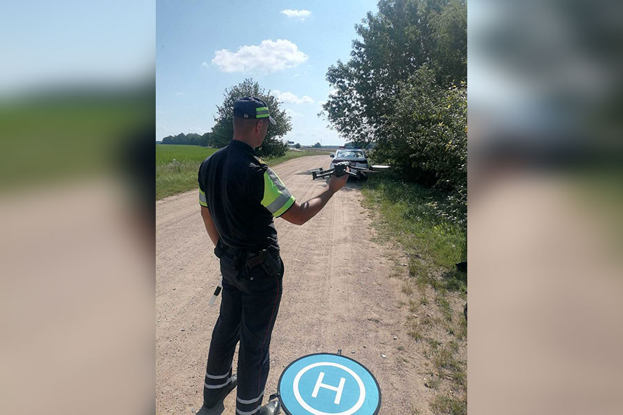 ГАИ Кобринского РОВД находит нарушителей на дорогах с помощью дронов: итоги рейда