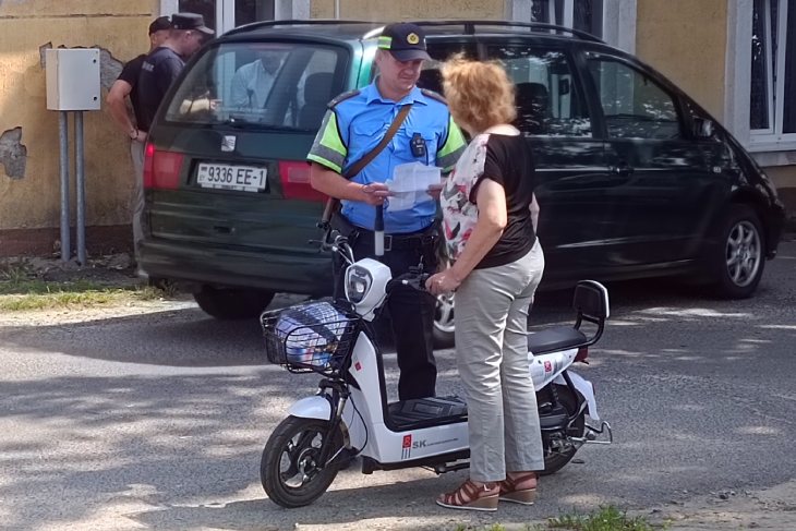 Велосипедисты и пешеходы на СПМ в Кобрине под контролем ГАИ — акция «Движение по правилам!» пройдет до 14 июля