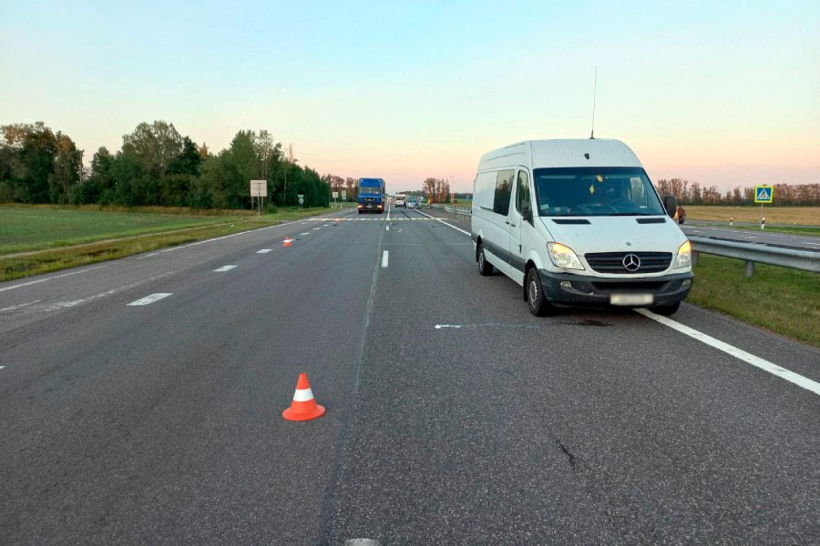 Автомобиль сбил девушку на пешеходном переходе в Кобринском районе