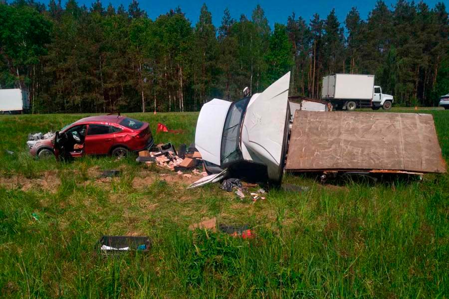 ДТП на M1/Е30: кобринчанин на Рено столкнулся с ГАЗ под управлением пинчанина
