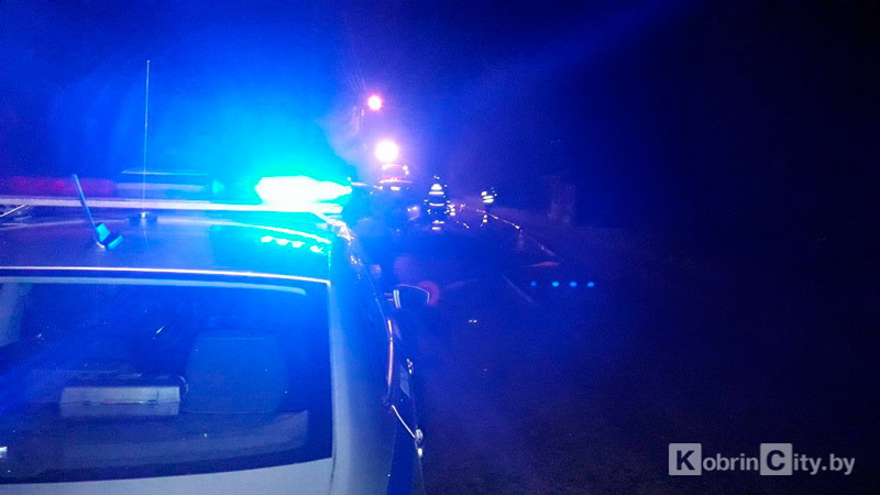 В Кобринском районе в результате двойного наезда погиб 61-летний мужчина