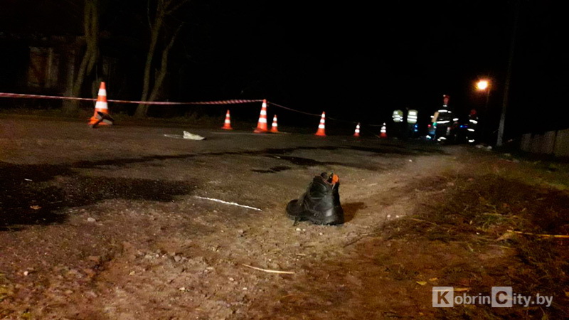 В Кобринском районе в результате двойного наезда погиб 61-летний мужчина