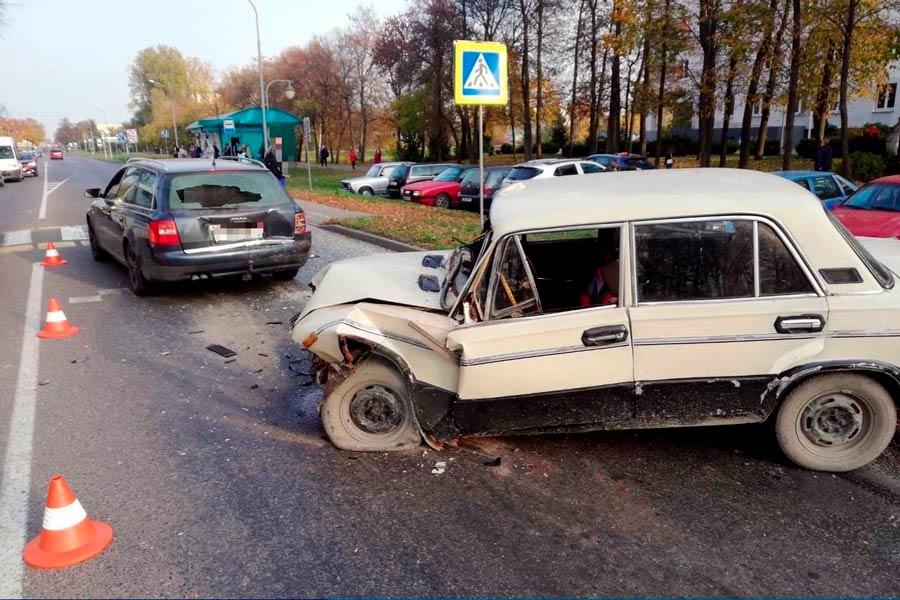 ДТП в Кобрине с бесправником