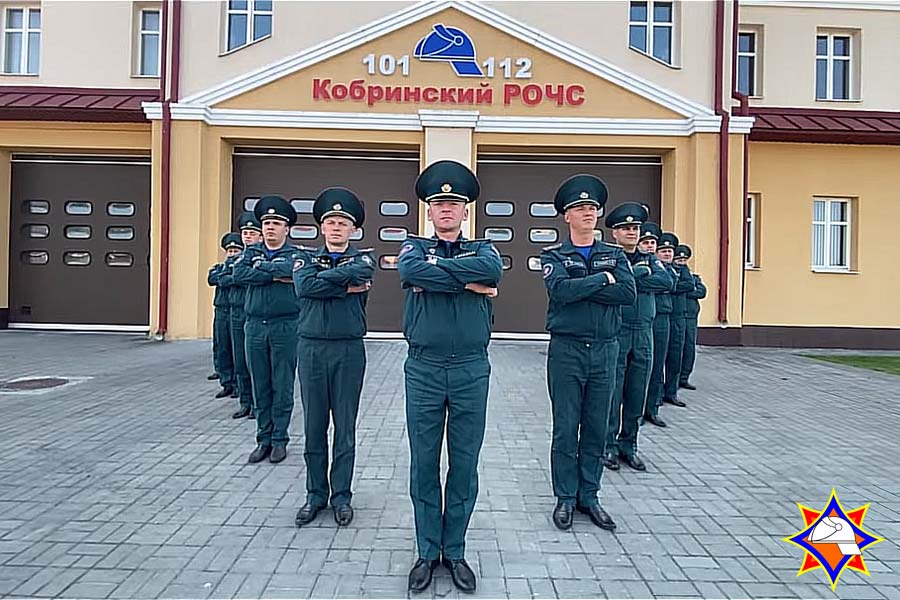 История спасателей в Кобрине и челлендж «#170летПожарнойСлужбеБеларуси»