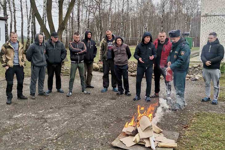 Кобринские спасатели провели профилактическую беседу в исправительном учреждении №6