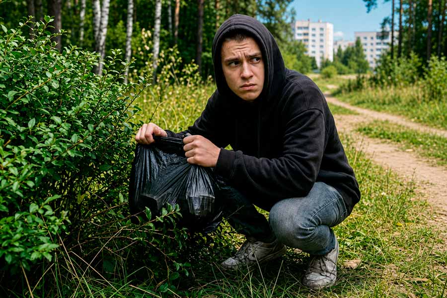 18-летний кобринчанин оставил в кустах под Минском почти 56 тысяч рублей семейных сбережений — запугали мошенники