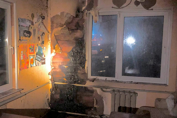 В Кобринском районе за две недели зарегистрировано три пожара