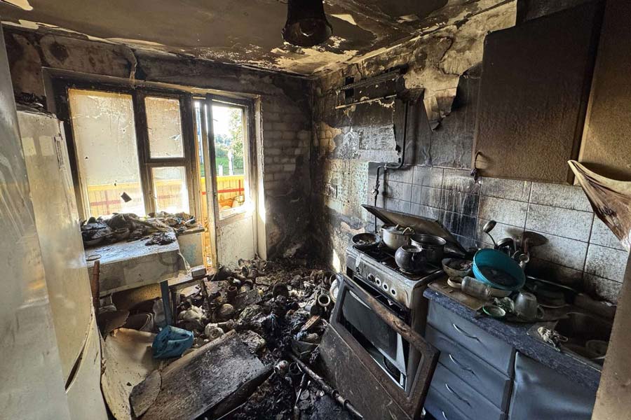 Два пожара за 5 дней: в Кобрине горела баня, в аг. Ореховский – квартира