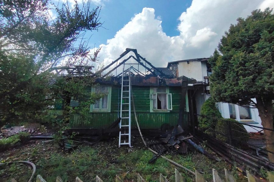 В Кобринском районе за год произошло 27 пожаров. На прошлой неделе горел двухквартирный жилой дом