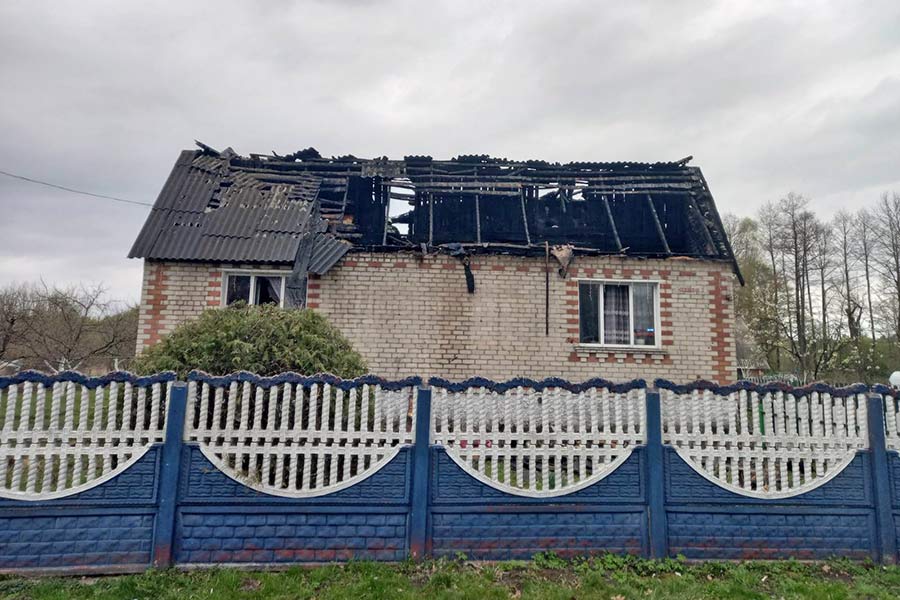 Два пожара за две недели в Кобринском районе — горели жилые частные дома. Последствия