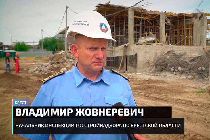 Каркас строящегося ТЦ в Бресте рухнул из-за нарушений: комиссия назвала предварительные причины