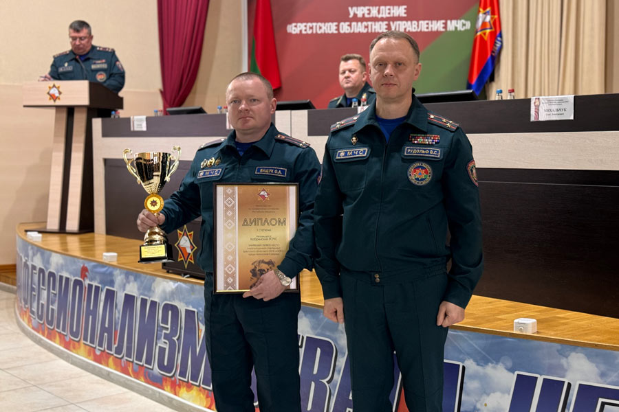 Кобринский РОЧС стал лучшим отделом II разряда в Брестской области