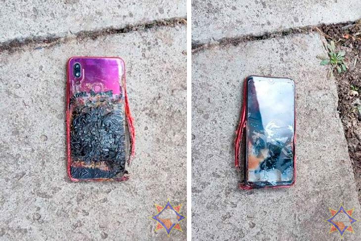 У белоруски загорелся телефон, пока она укладывала ребёнка спать — взорвался аккумулятор