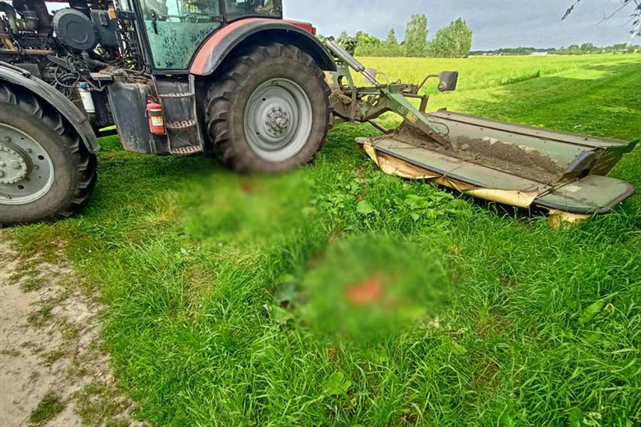 В Кобринском районе мужчина попал под косилку трактора: уснул в поле
