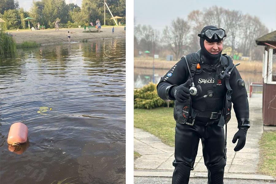 В Кобрине на Мухавце спасли тонущего мужчину 