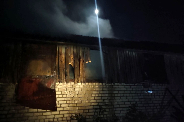 Вечером 18 октября в агрогородке Городец Кобринского района горела хозпостройка
