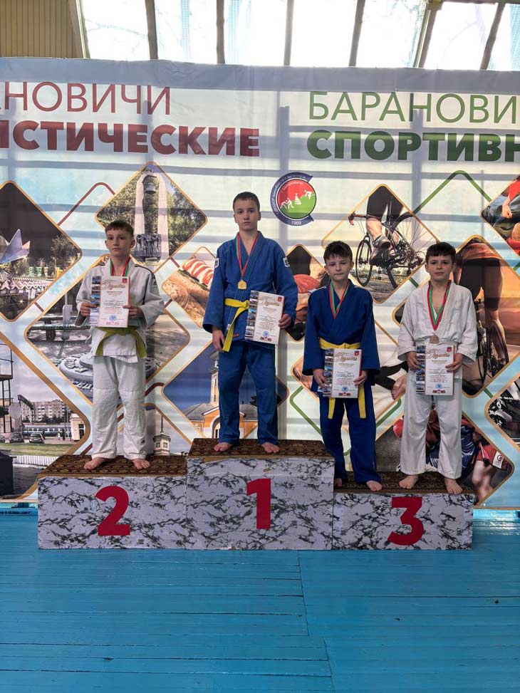 Пять золотых медалей и первое командное место. Кобринчане триумфально выступили на областной спартакиаде по дзюдо