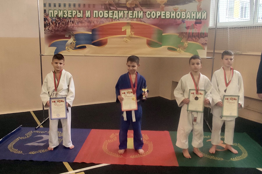 Дзюдоисты из Кобрина завоевали восемь медалей в открытом традиционном турнире