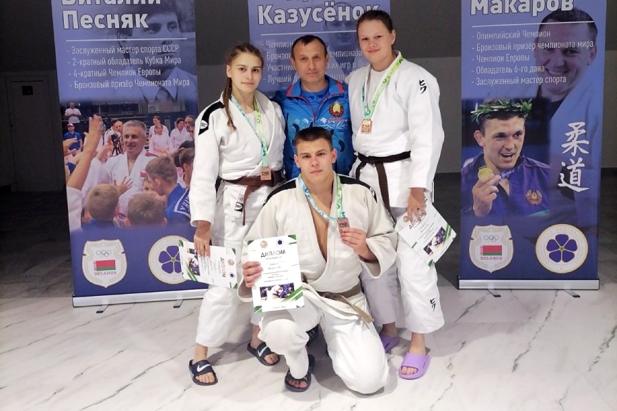 Бронзовые победы кобринских дзюдоистов на чемпионате Беларуси