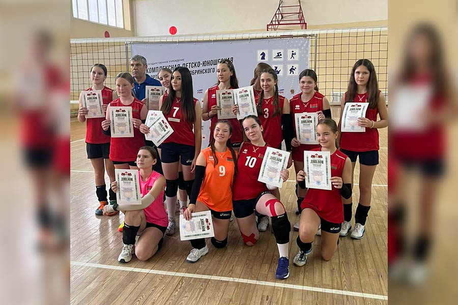 Юные волейболистки Кобрина завоевали бронзу на областной спартакиаде