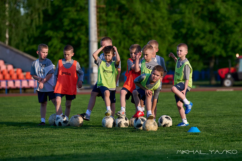Кобринские футболисты 2014 года рождения готовятся к турниру Polesie Cup (фото)