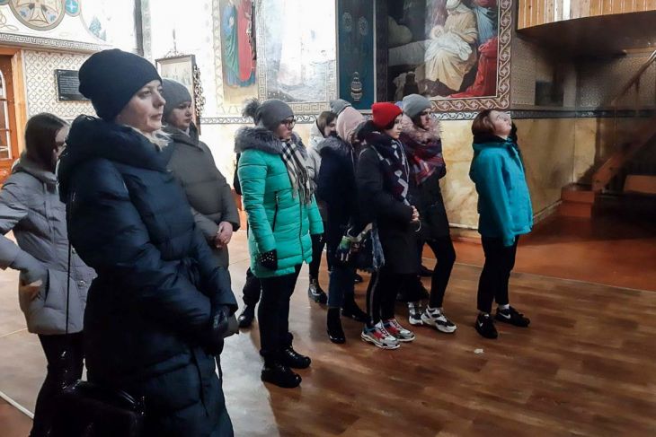 Учащиеся Кобринского государственного политехнического колледжа посетили кафедральный собор