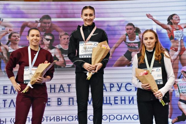 Кобринчане завоевали золото, серебро и бронзу на зимнем чемпионате Беларуси по лёгкой атлетике