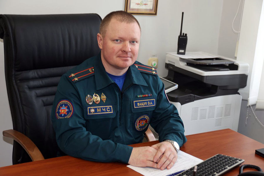 Новым начальником Кобринского РОЧС назначен Олег Александрович Ващук
