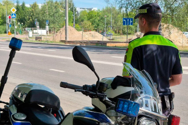 Шесть новых патрульных мотоциклов отечественного производства поступили в Кобрин и другие города Брестчины в этом году