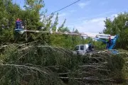 Циклон «Приска» оставил без света 148 населенных пунктов в трех областях Беларуси: Брестчина в их числе