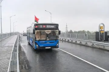 Автобусы в Кобрине снова курсируют через мост по ул. Ленина: расписание действует с 18 сентября